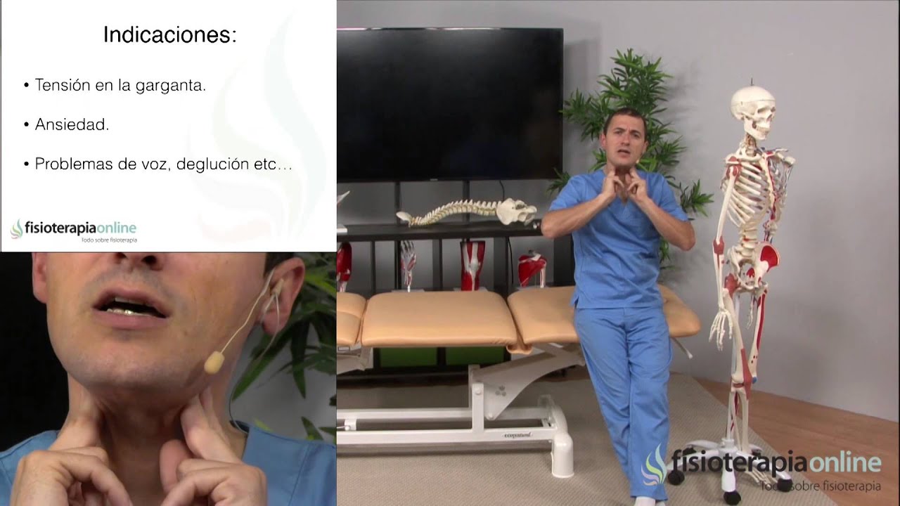 tensión muscular en la garganta síntomas