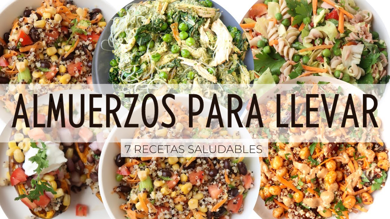 almuerzos saludables para llevar al trabajo