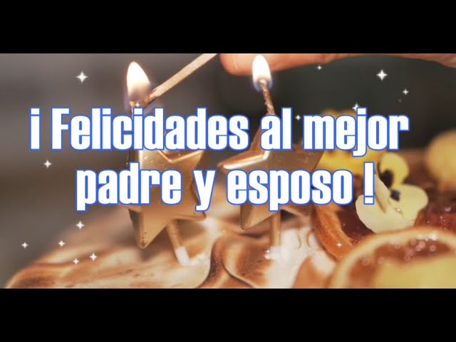 felicitar a mi marido por su cumple