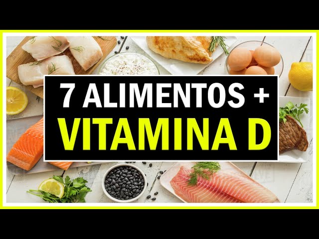 verduras y frutas con vitamina d